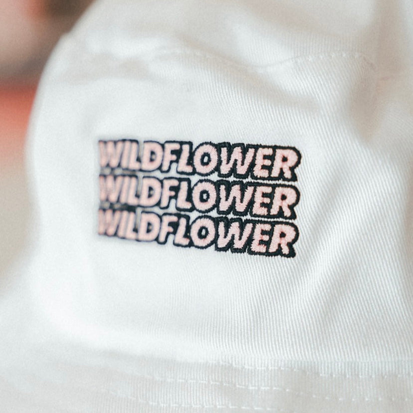 Bucket Hat - White (Wildfower Space)