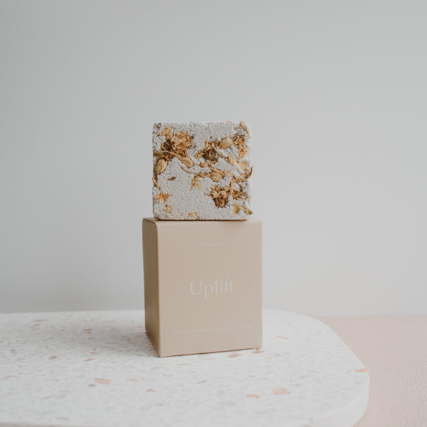 Uplift Beige - Natural Bath Cube