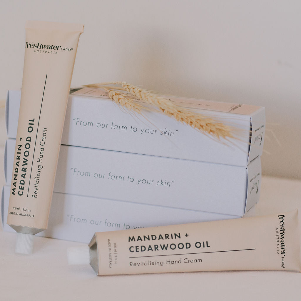 Mandarin + Cedarwood Oil Moisturising Hand Cream