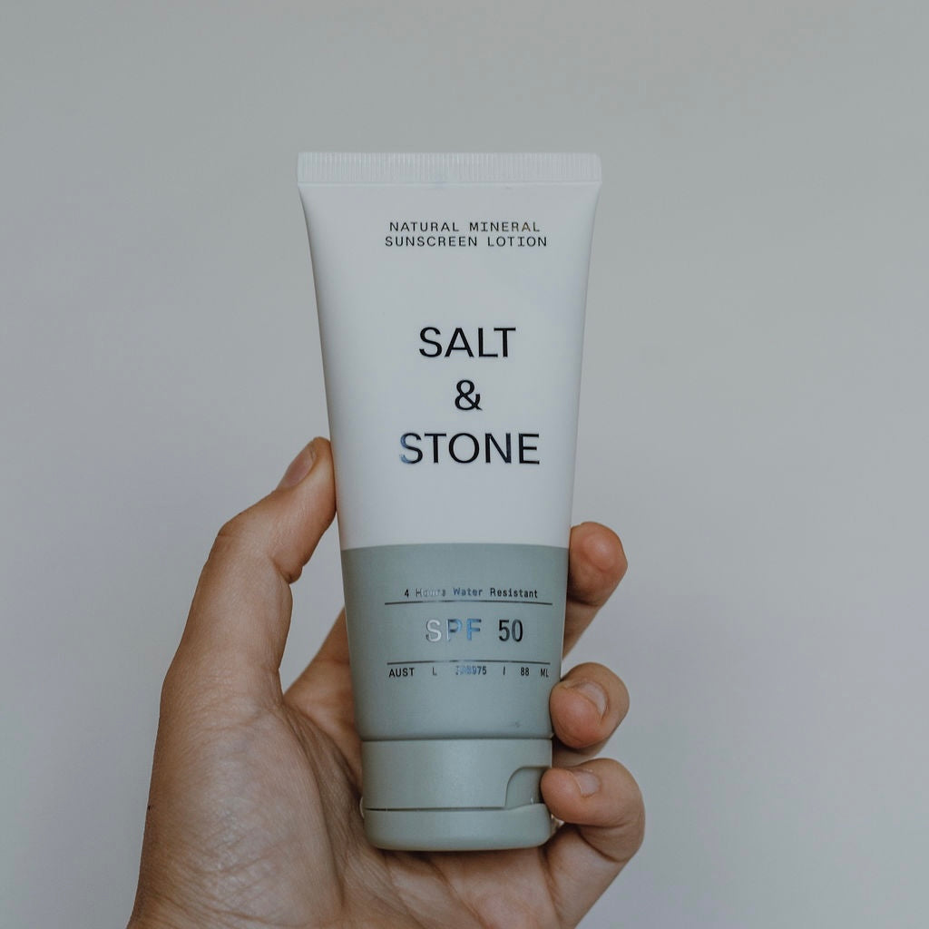 SPF 50 Natural Sunscreen Lotion (Salt & Stone)
