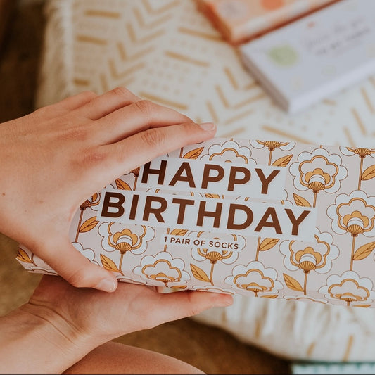 Boxed Socks (Happy Birthday)