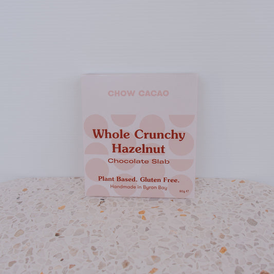 Whole Crunchy Hazelnut Slab - Chow Cacao