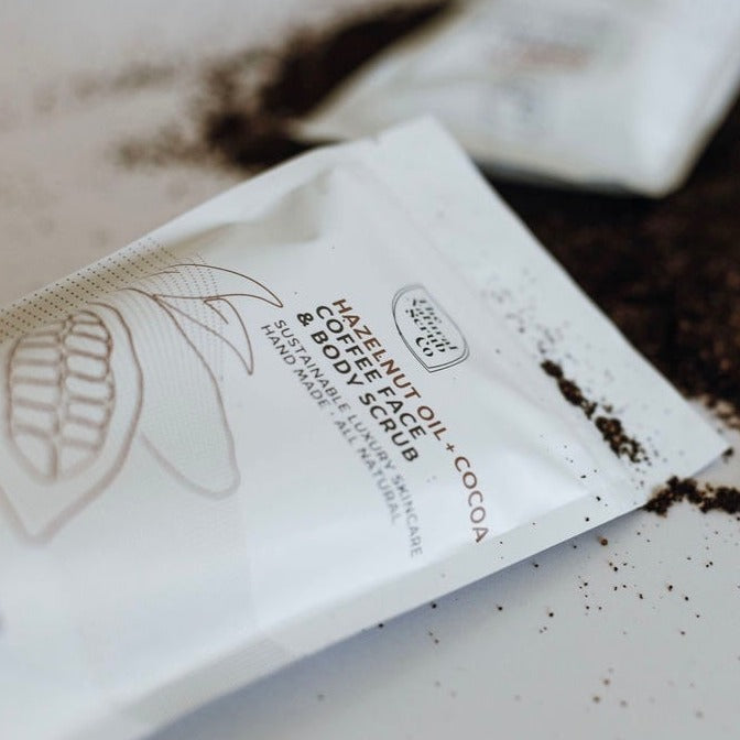 Hazelnut Oil & Cocoa Coffee Face & Body Scrub