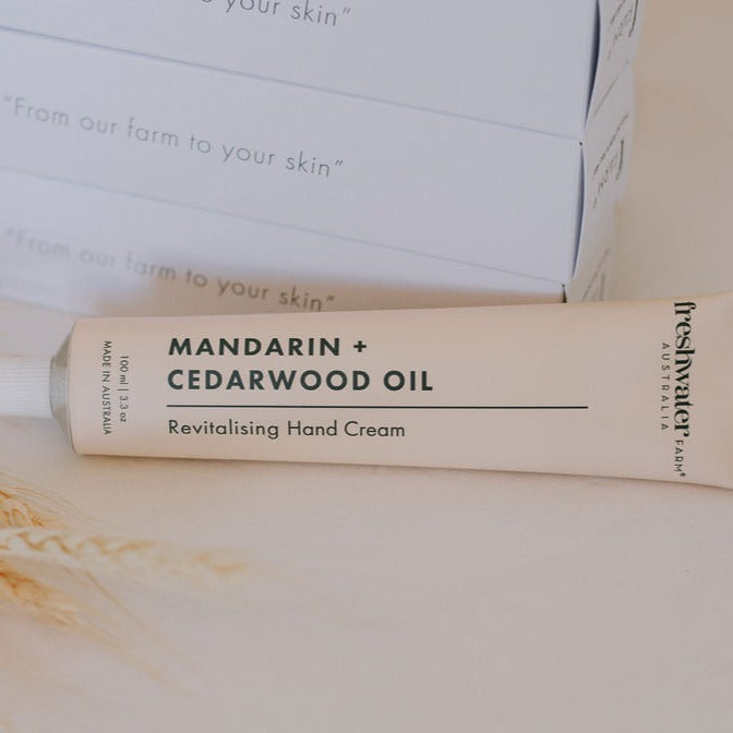 Mandarin + Cedarwood Oil Moisturising Hand Cream